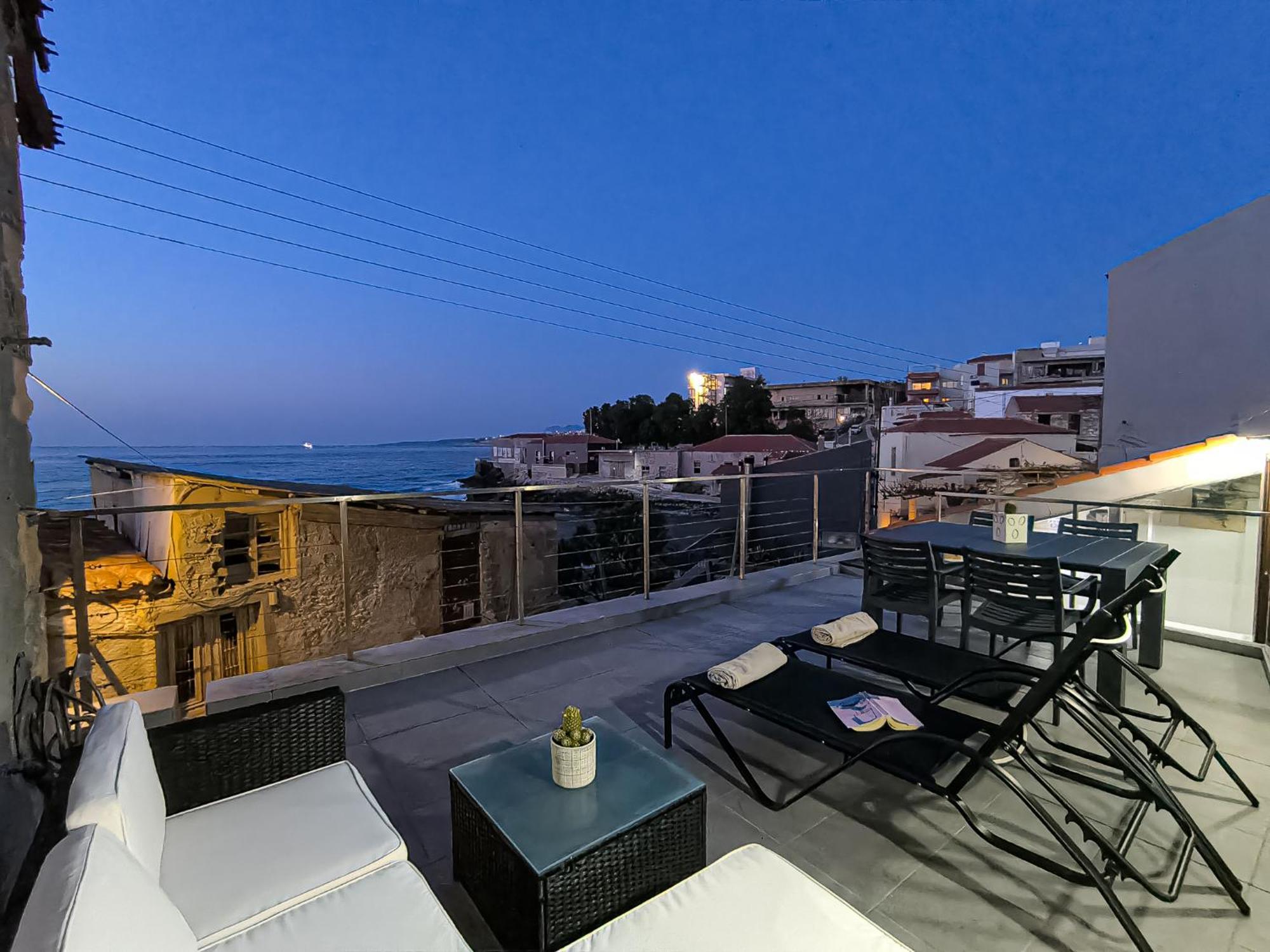Charming Old Tannery House With Spacious Veranda And Stunning Sea View! Chania  Luaran gambar