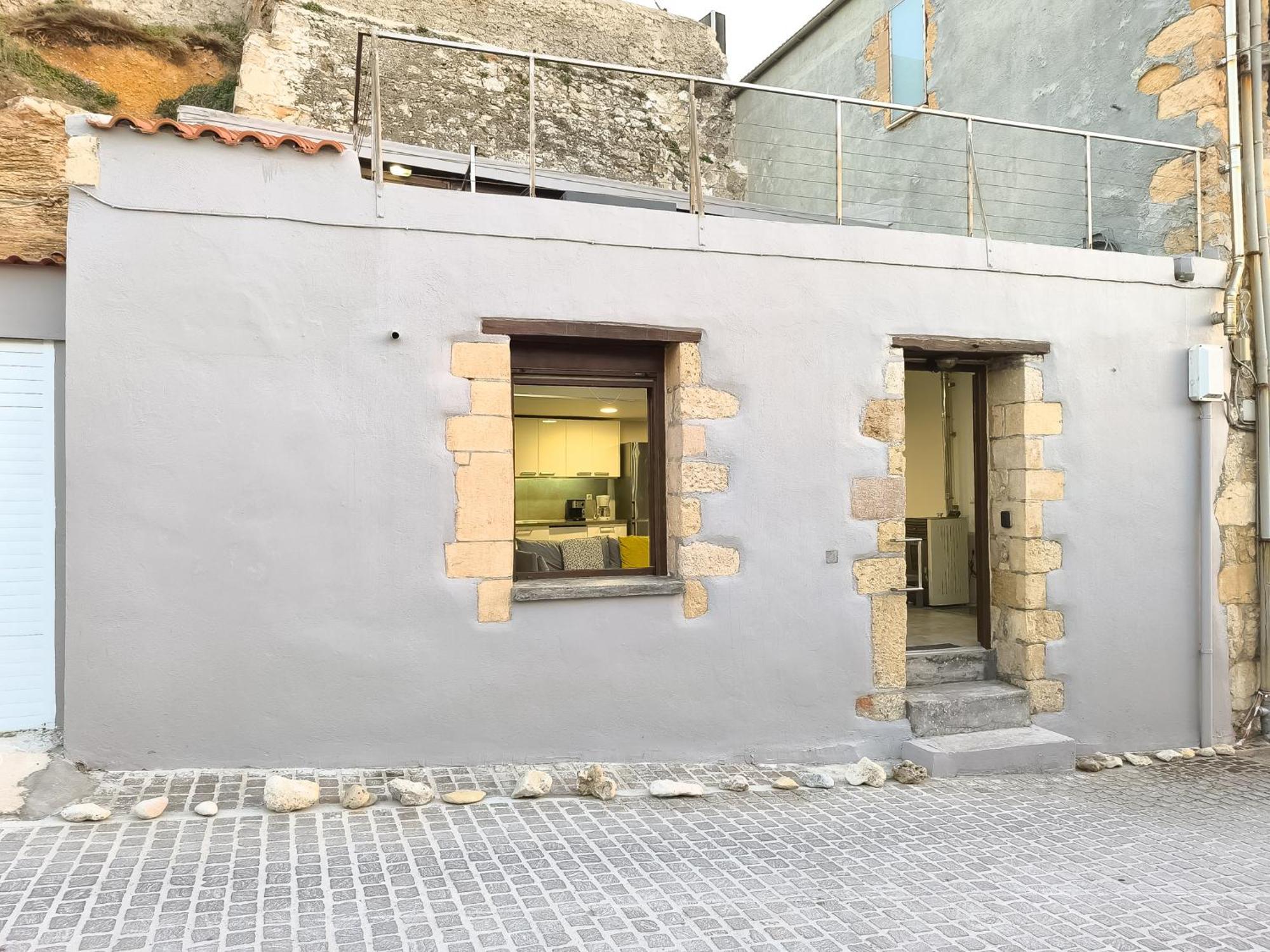 Charming Old Tannery House With Spacious Veranda And Stunning Sea View! Chania  Luaran gambar