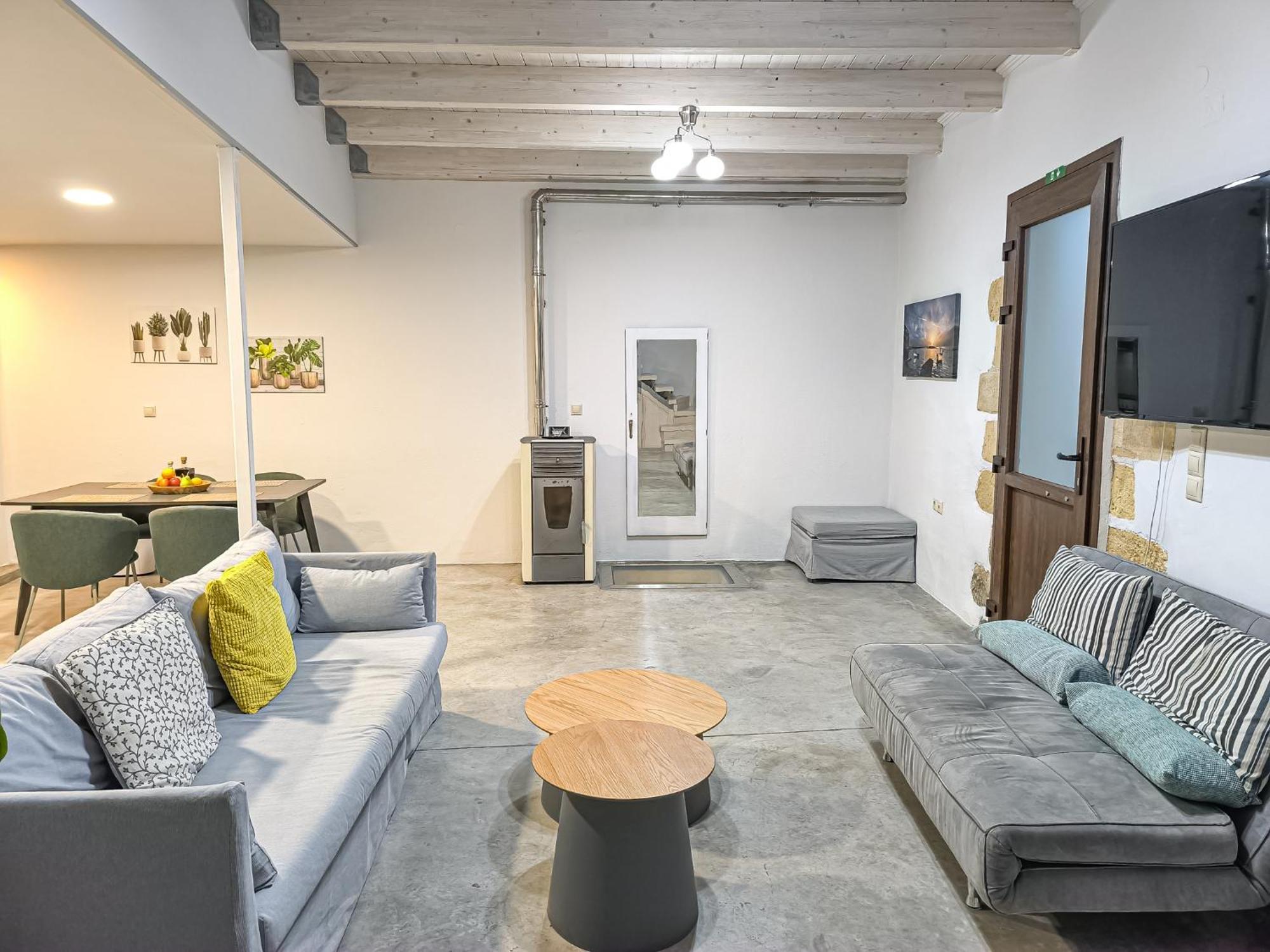 Charming Old Tannery House With Spacious Veranda And Stunning Sea View! Chania  Luaran gambar