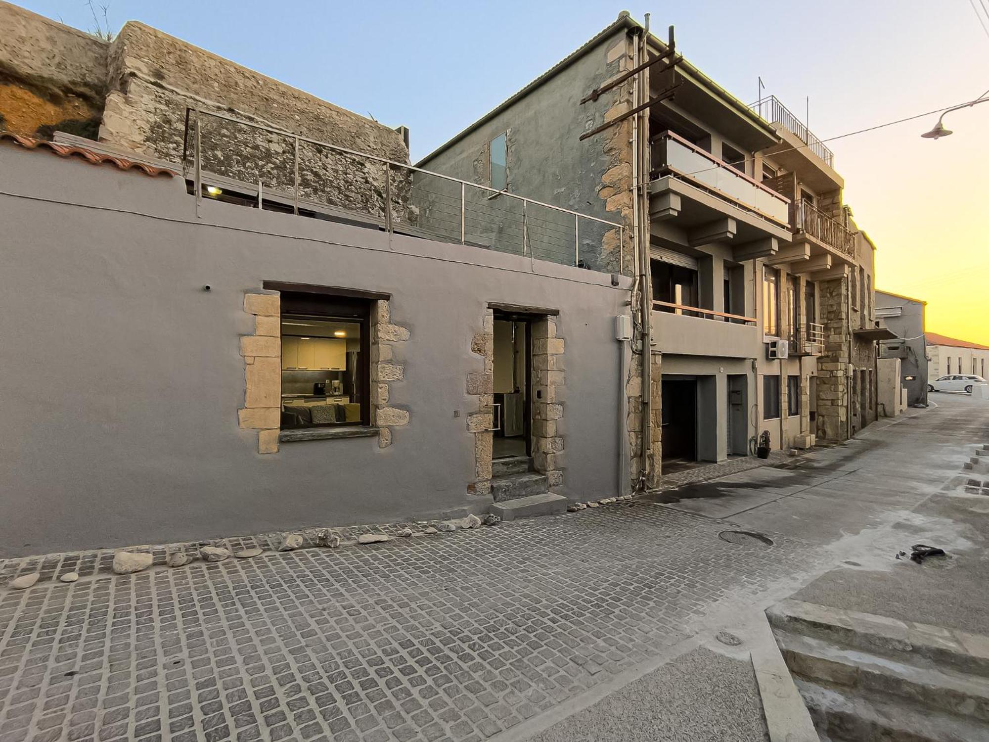 Charming Old Tannery House With Spacious Veranda And Stunning Sea View! Chania  Luaran gambar
